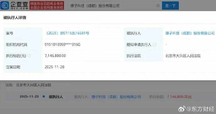 羅永浩公司因計算機軟硬件開發被執行715萬元，創業之路再遇波瀾